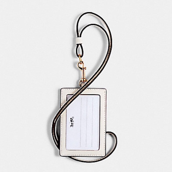 π Coach Signature And Strawberry ID Badge Lanyard - Picture 2 of 5